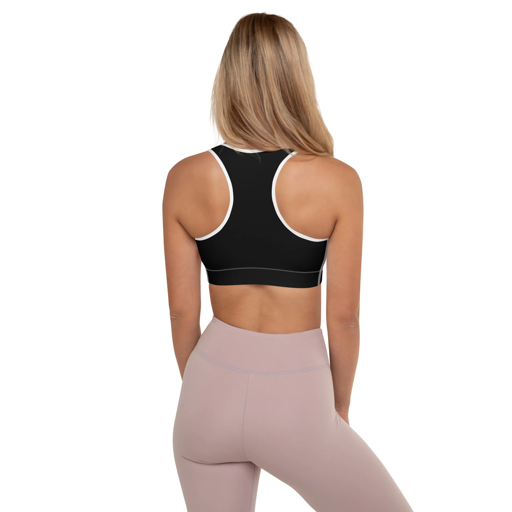 Echelon Front Logo Padded Sports Bra