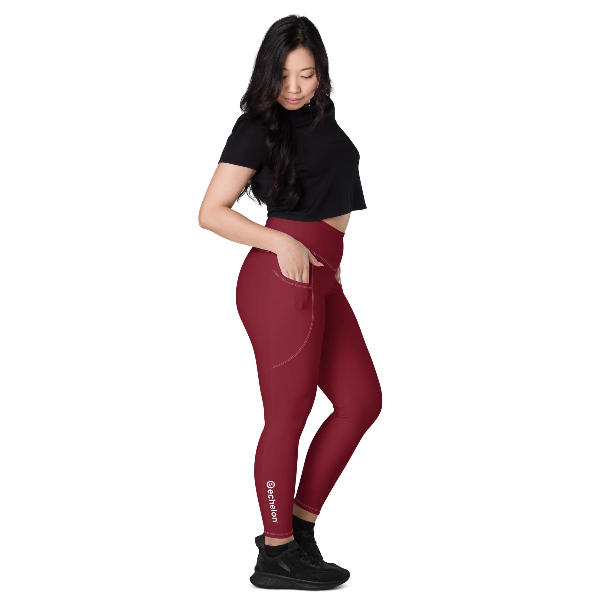 Echelon High Rise Leggings With Pockets